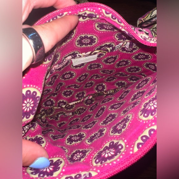 Vera Bradley Vibrant Pink Paisley Crossbody Bag - Picture 5 of 6